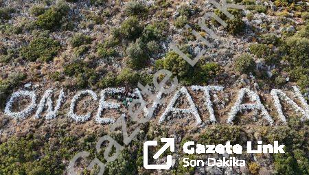 Datça’da Gençlerden Örnek Davranış: Simge Yazı Yenilendi