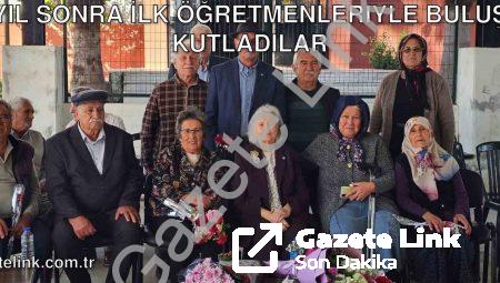 62 Yıl Sonra İlk Öğretmenleriyle Buluşup Kutladılar