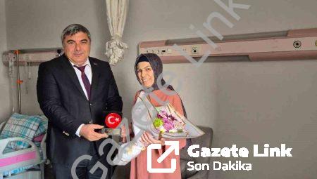 Öğretmenler Günü’nü hastanede geçiren Emine öğretmene anlamlı ziyaret