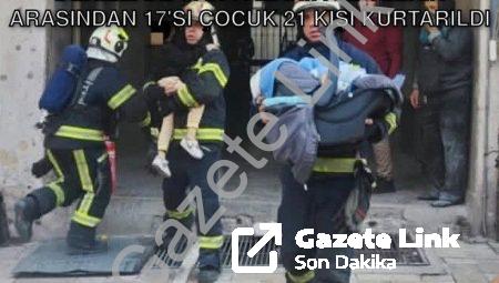 Denizli’de Can Pazarı: Alevlerin Arasından 17’si Çocuk 21 Kişi Kurtarıldı