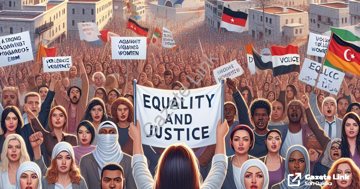 "Didim’de Kadına Şiddete Karşı Güçlü Ses: Eşitlik ve Adalet Vurgusu" başlıklı haber için fotorealist