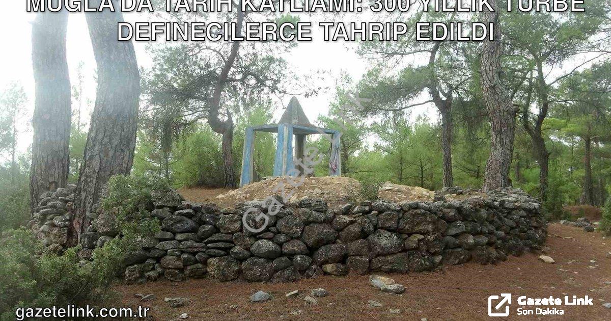 "Muğla'da Tarih Katliamı: 300 Yıllık Türbe Definecilerce Tahrip Edildi" başlıklı haber için fotoreal
