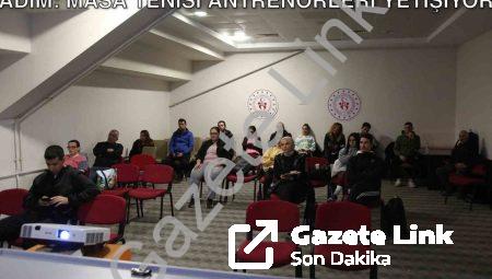 Muğla’da Sporun Geleceği İçin Önemli Adım: Masa Tenisi Antrenörleri Yetişiyor