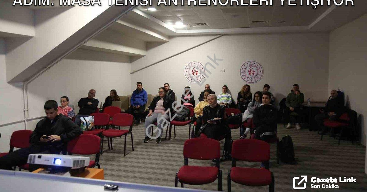 "Muğla'da Sporun Geleceği İçin Önemli Adım: Masa Tenisi Antrenörleri Yetişiyor" başlıklı haber için