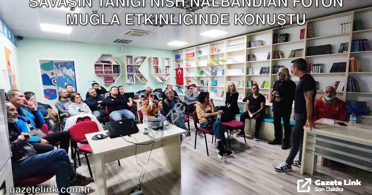 "Savaşın Tanığı Nish Nalbandian Foton Muğla Etkinliğinde Konuştu" başlıklı haber için fotorealistik,