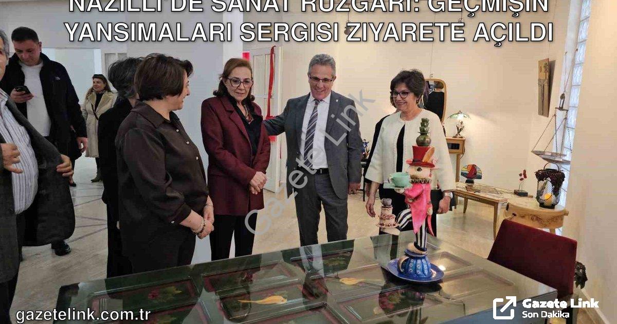 "Nazilli’de Sanat Rüzgarı: Geçmişin Yansımaları Sergisi Ziyarete Açıldı" başlıklı haber için fotorea