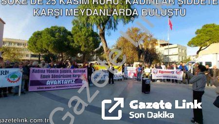 Söke’de 25 Kasım Ruhu: Kadınlar Şiddete Karşı Meydanlarda Buluştu