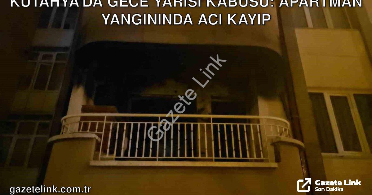"Kütahya'da Gece Yarısı Kabusu: Apartman Yangınında Acı Kayıp" başlıklı haber için fotorealistik, pr