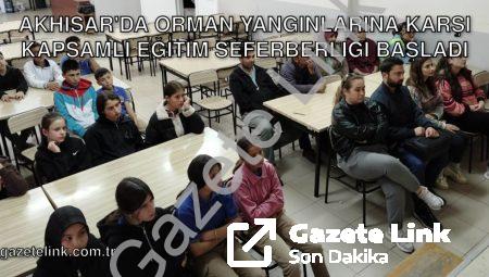 Akhisar’da Orman Yangınlarına Karşı Kapsamlı Eğitim Seferberliği Başladı