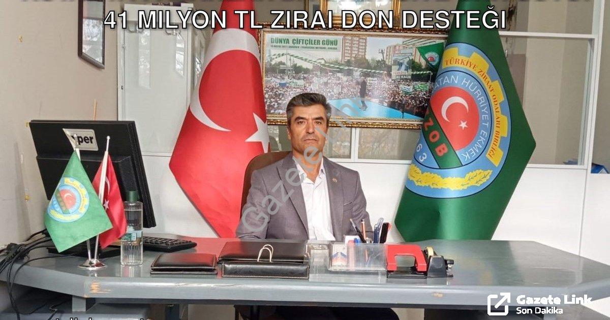 "Kütahya Pazarlar'da Üreticiye Can Suyu: 41 Milyon TL Zirai Don Desteği" başlıklı haber için fotorea