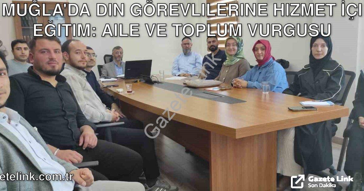 "Muğla'da Din Görevlilerine Hizmet İçi Eğitim: Aile ve Toplum Vurgusu" başlıklı haber için fotoreali