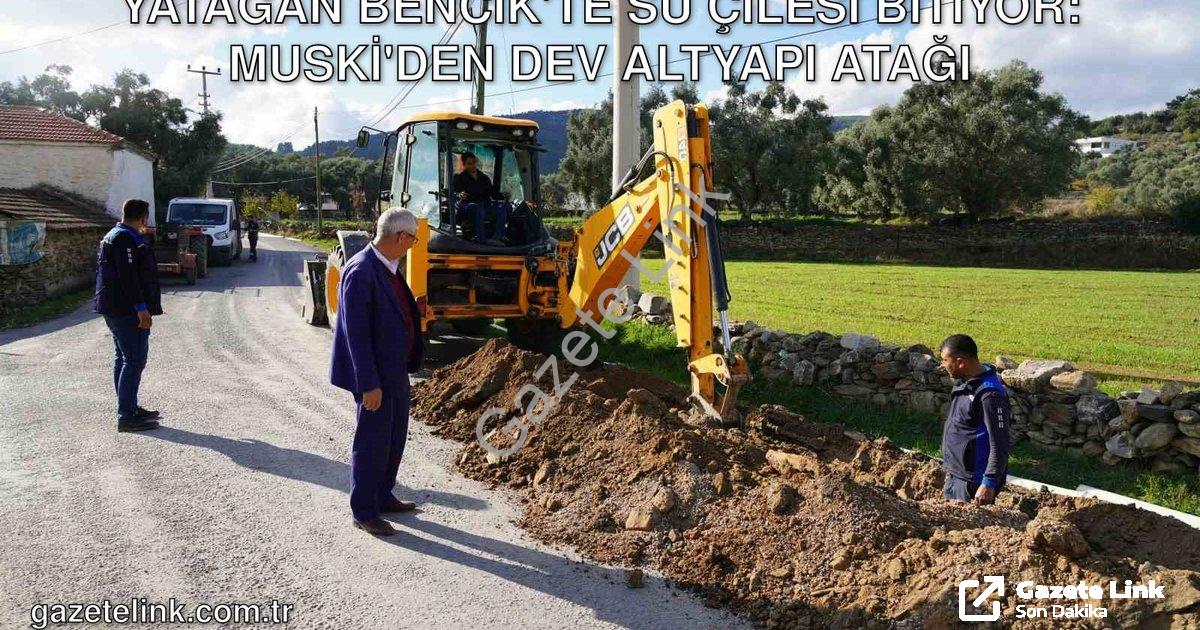 "Yatağan Bencik'te Su Çilesi Bitiyor: MUSKİ'den Dev Altyapı Atağı" başlıklı haber için fotorealistik