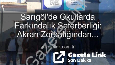 Sarıgöl’de Okullarda Farkındalık Seferberliği: Akran Zorbalığından Verimli Ders Çalışmaya Geniş Kapsamlı Eğitimler