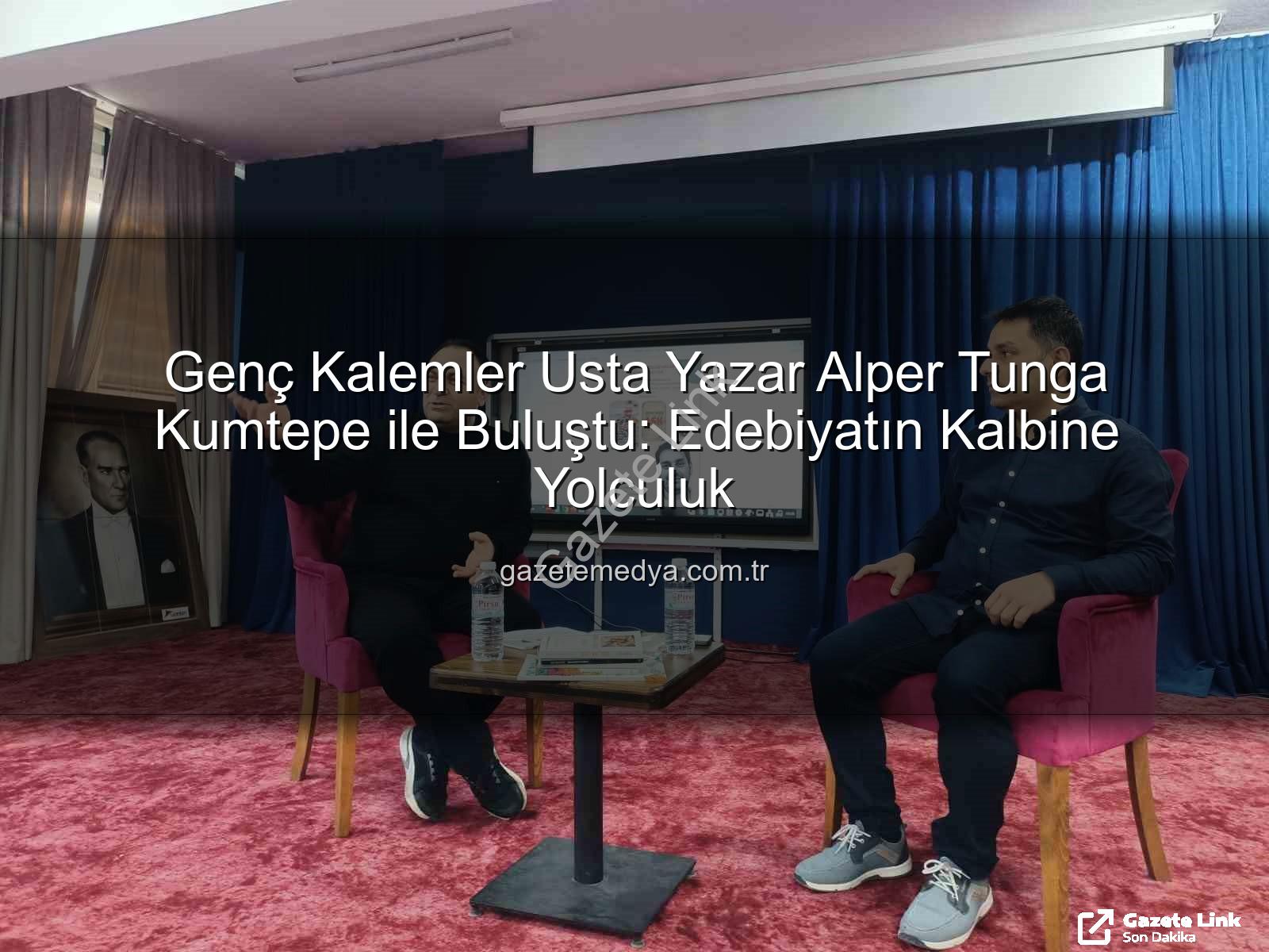 Alper Tunga Kumtepe - Manisa'da Genç Kalemler, Usta Yazar Alper Tunga Kumtepe ile Edebiyatın Derinliklerine Yolculuk Yaptı