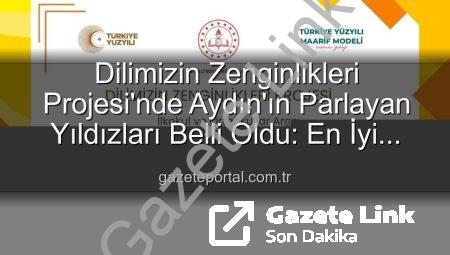 Dilimizin Zenginlikleri Projesi Aydın’da Ödülleri Sahiplerini Buldu: En İyi Cümle ve Afişler Belli Oldu