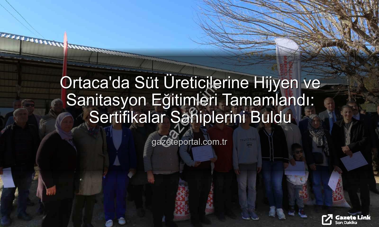 süt sığırcılığı hijyen - Ortaca'da Süt Sığırcılığı Hijyen Eğitimleri Tamamlandı: Üreticilere Hijyen ve Sanitasyon Sertifikaları Verildi